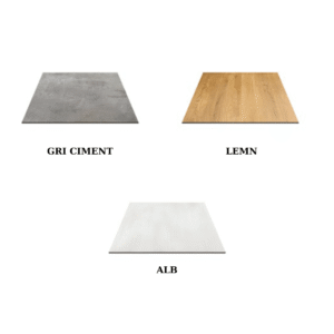 BLAT MASA PATRAT MELAMINAT -HORECA- - ALB - 60 cm / 60 cm