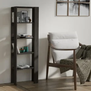 Biblioteca Polly culoare antracit 160cm