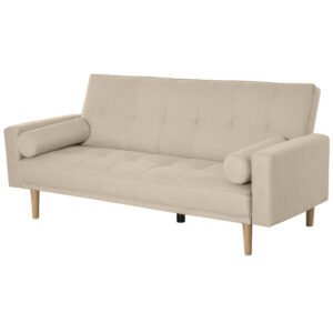 HOMCOM 2-in-1 canapea extensibila 3 locuri, 186 x 84 x 85cm | Aosom Romania