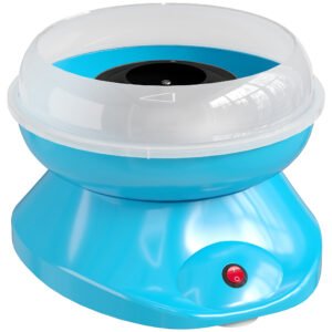 HOMCOM Aparat de vată de zahăr pentru acasă Cotton Candy Machine 550W pentru petrecere copii, zi de naștere, petrecere | Aosom Romania
