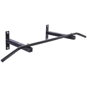 HOMCOM Bara Flotari la Perete Profesionala cu Schelet in Otel, 116 x 43 x 20cm, Negru