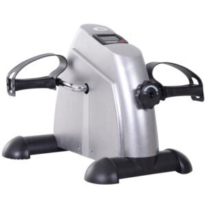 HOMCOM Bicicletă de Exerciții Compactă cu Rezistență Reglabilă și Ecran LCD pentru Antrenament la Domiciliu | Aosom Romania