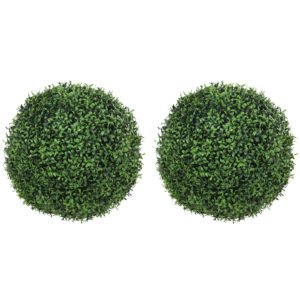 HOMCOM Bile artificiale de eucalipt de 52 cm, set de 2, plante decorative rezistente la UV cu 1086 frunze pentru interior și exterior | Aosom Romania