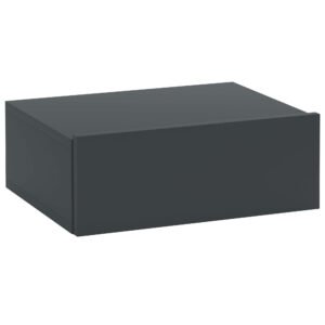 HOMCOM Noptieră Suspendată cu Sertar din PAL, 40x30x15 cm, Negru | Aosom Romania