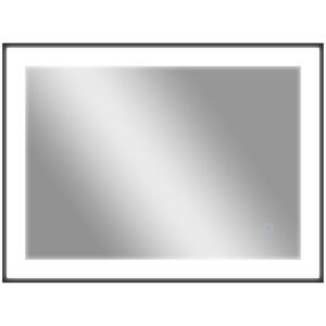 HOMCOM Oglindă de Baie cu Lumină LED 80x60 cm cu 3 Culori de Lumină Funcție Antiabur Funcție Memorie IP44 Orizontal/Vertical | Aosom Romania