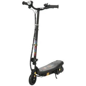 HOMCOM Trotinetă electrică 120 W pliabilă pentru copil 7-14 ani 12 km/h maxim autonomie 10 km maxim negru | Aosom Romania