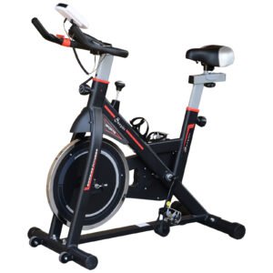 HOMCOM cyclette Nero 103 × 48 × 115cm