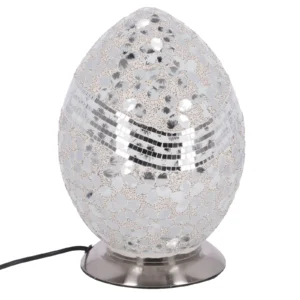 Lampa de masa Mozaic Silver h 31,5 cm