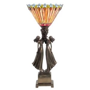 Lampa de masa Tiffany Sisters h 67 cm