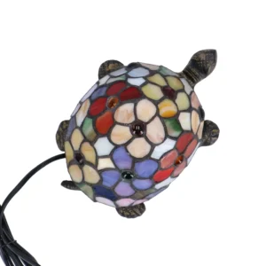 Lampa de masa Tiffany Turtle 20 cm