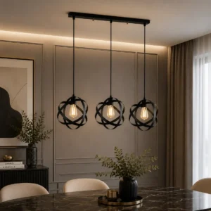 Lustra  negru homs ro11307