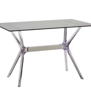 MASA POLIPROPILENA MALIBU - 120 cm / 80 cm - FUME