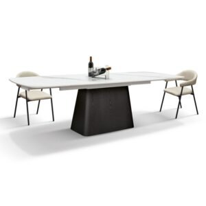 Masă ceramică extensibilă Trevior 180/100 cm + 2 extensii de 40 cm