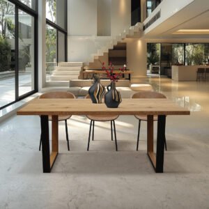 Masa fixa Gabriele 180 cm/90cm, blat 4 cm