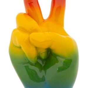 Mauro Ferretti Mână Curcubeu Cu Semnul V De Victorie,  16 X 13 X 36,5 Cm | Aosom Romania