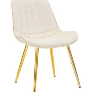 Mauro Ferretti SCAUN PARIS CREM/AURIU SET 2 BUC CM 51X59X79