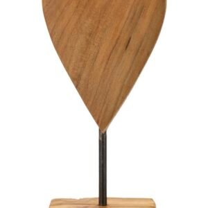 Mauro Ferretti Sculptura Inima Tec cm 10X10X25 | Aosom Romania