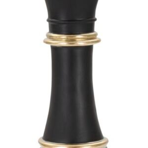 Mauro Ferretti Sculptura Regina Neagra Si Aurie cm Ø 9X25,5 | Aosom Romania