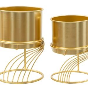 Mauro Ferretti Set 2 Bucati Suport Vază Spirala  cm Ø 23X35-20X30 | Aosom Romania