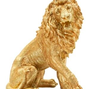 Mauro Ferretti Statueta Decorativa Leul Shant 45X29X53 | Aosom Romania