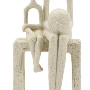 Mauro Ferretti Statuetă Maternitate Cu Pietre, 10 X 7,5 X 26 Cm | Aosom Romania