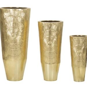 Mauro Ferretti Suport Vaze Glasy, Set 3 Bucăți, Dimensiuni: cm Ø 50,8X114,9-40X92,7-29,8X70,5 | Aosom Romania