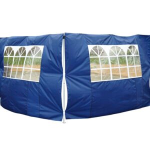 Outsunny 2 Pannelli laterali per gazebo pieghevole, blu, 3x2m
