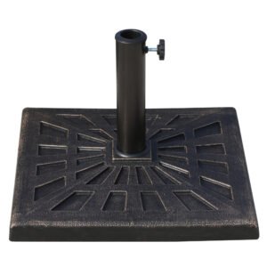 Outsunny Bază Greutate pentru Umbrelă de Soare, Rezistentă, Φ3,8-4,8cm, 16Kg, Ideală pentru Grădină | Aosom Romania