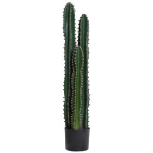 Outsunny Cactus artificial, realist, plantă artificială mare, dim. Ø 17 x 98H cm, verde | Aosom Romania