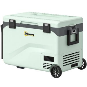 Outsunny Frigider Portabil 42,5L cu Compresor și Control prin Aplicație, -20℃ la 20℃ | Aosom Romania