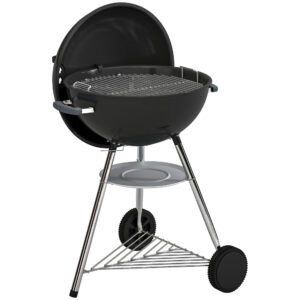 Outsunny Grătar rotund tip kettle | Aosom Romania