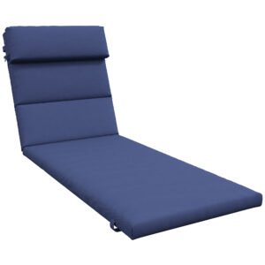 Outsunny Pernă pentru Șezlong de Exterior cu Tetieră și Legături, Confort Maxim în Grădină | Aosom Romania
