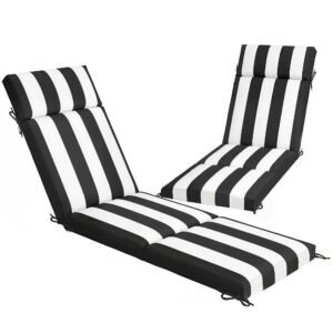 Outsunny perne impermeabile pentru mobilier de piscină, perne mari pentru șezlonguri, perne șezlonguri de exterior | Aosom Romania