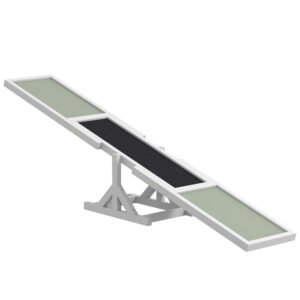 PawHut Balansă pentru Agility, antiderapantă, suportă până la 50 kg, 180 x 30 x 30 cm | Aosom Romania