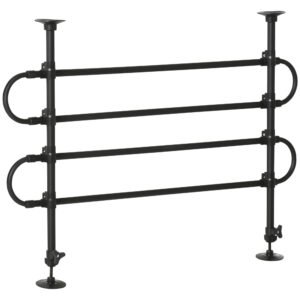 PawHut Separator Auto pentru Câini Reglabil din Oțel, Grilaj de Protecție Universal, Negru, Ideal pentru Siguranța Animalelor în Mașină | Aosom Romania