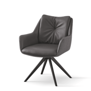 SCAUN TIP FOTOLIU ROTATIV ARMONY - IMITATIE PIELE - GRI