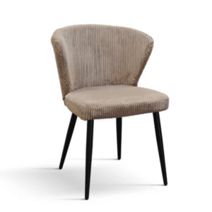 SET 2 Scaune Cielo, structura metalica, catifea Reiata - MARO - CATIFEA REIAT - NEGRU - STANDARD