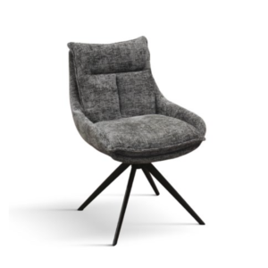 SET 2 Scaune Magnum, structura metalica, tesatura - GRI - STANDARD