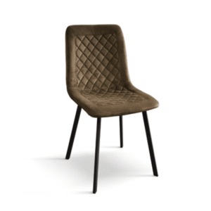 SET 4 Scaune Slim, structura metalica, catifea - MARO - CATIFEA - NEGRU - STANDARD