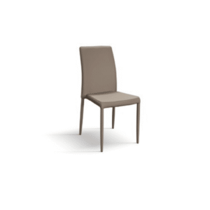 Scaun Indigo, structura metalica si piele ecologica - BEJ TAUPE