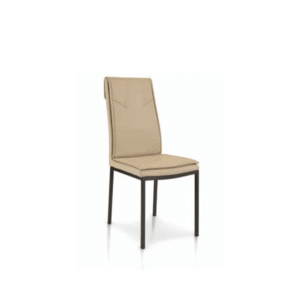 Scaun Rain, structura metalica, piele ecologica - BEJ