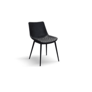 Scaun River, piele ecologica, structura metalica - GRI ANTRACIT - PIELE ECOLOGICA - NEGRU - STANDARD