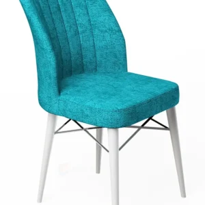 Scaun living tapitat Valentina turcoaz Homs