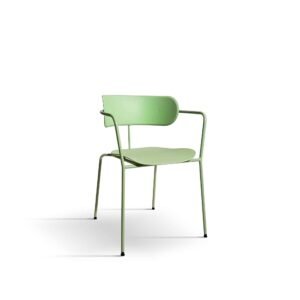 Set 4 scaune metalice MARSIGLIA -HORECA- h 76 cm - VERDE FISTIC