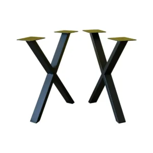 Set picioare masa metal, Homs , Negru,48x70 cm,w0056